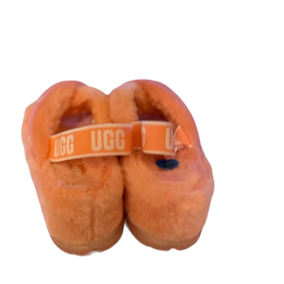 Ugg plush pink criss cross slippers size 10 NWOT slingback upper lining 80% wool - Picture 3 of 5